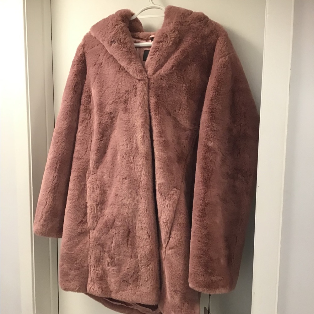 DKNY Faux fur coat